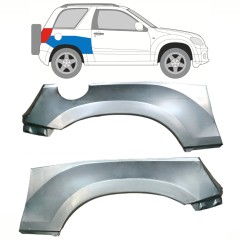 Reparaturblech oberer Teil Kotflügel hinten für Suzuki Grand Vitara 2005-2014 / Links+Rechts / Satz 10267