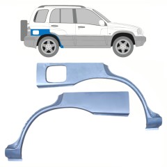 Reparaturblech Kotflügel hinten für Suzuki Grand Vitara 1997-2005 / Links+Rechts / Satz 10135