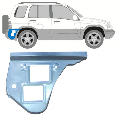 SUZUKI GRAND VITARA 1997-2005 HINTEN KOTFLÜGEL REPARATURBLECH / RECHTS