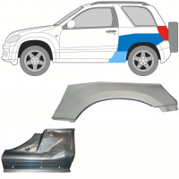 SUZUKI GRAND VITARA 2005-2012 RADLAUF REPARATURBLECH + SCHWELLER REPARATURBLECH / SATZ / LINKS