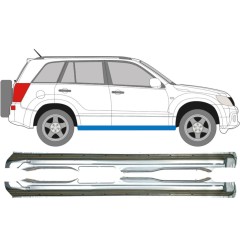 Voll schweller für Suzuki Grand Vitara 2005-2014 / Links+Rechts / Satz 9237