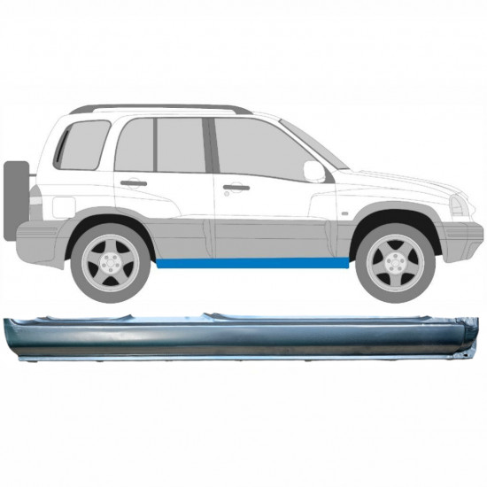 SUZUKI GRAND VITARA 1997-2005 VOLL SCHWELLER REPARATURBLECH / RECHTS