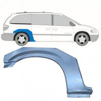 CHRYSLER GRAND VOYAGER 2000-2008 RADLAUF REPARATURBLECH / RECHTS