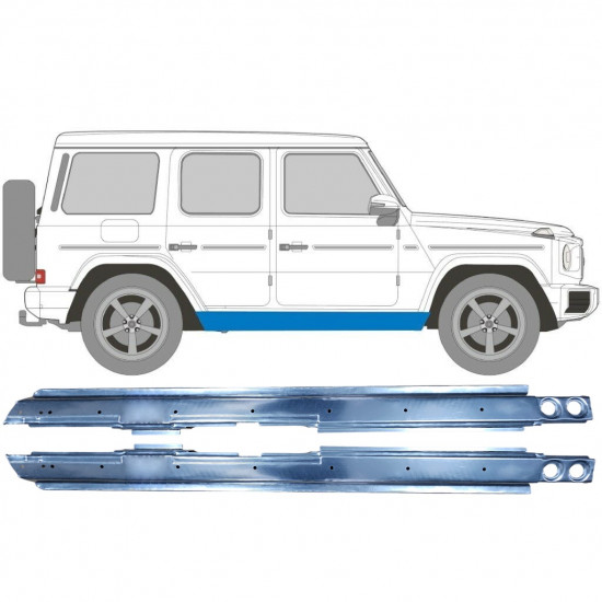 MERCEDES G CLASS 1979- 5 TÜR SCHWELLER REPARATURBLECH / SATZ