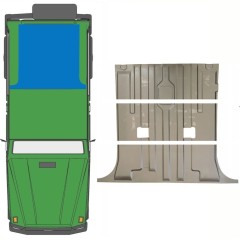 Reparaturblech hinterer Boden für Mercedes G-Class W460 W461 W463 1979-2017 / Satz 10097
