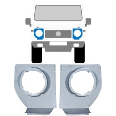 Scheinwerferhalter für Mercedes G-Class W460 W461 W463 1979-2017 / Links+Rechts / Satz 11896