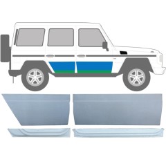 Reparaturblech innen + außen vorderer + hinterer Tür für Mercedes G-Class W460 W461 W463 1979-2017 / Rechts / Satz 9469