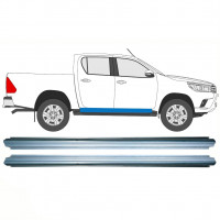 TOYOTA HILUX 2015- SCHWELLER REPARATURBLECH / RECHTS = LINKS / SATZ