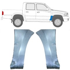 Reparaturblech Kotflügel vorne für Toyota Hilux 1998-2005 / Links+Rechts / Satz 10068
