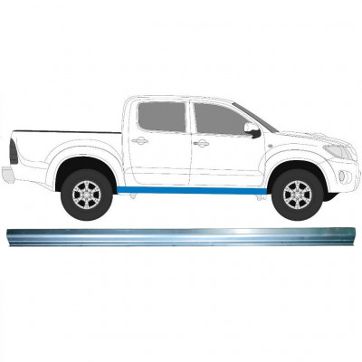 TOYOTA HILUX 2005-2015 SCHWELLER REPARATURBLECH / LINKS - RECHTS