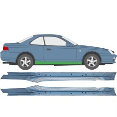 Voll schweller für Honda Prelude 1996-2001 / Links+Rechts / Satz 9198