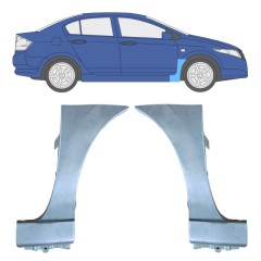 Reparaturblech Kotflügel vorne für Honda City 2008-2013 / Links+Rechts / Satz 9946