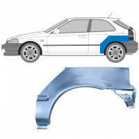 HONDA CIVIC 1995-2000 3 TÜR RADLAUF REPARATURBLECH / LINKS