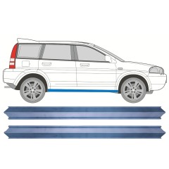 Reparaturblech Schweller für Honda HR-V 1999-2006 / Links = Rechts (symmetrisch) / Satz 11281