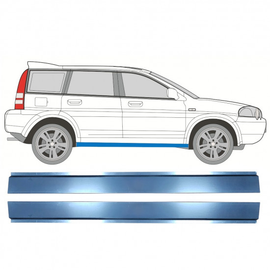 HONDA HRV 1999-2006 INNEN SCHWELLER REPARATURBLECH / RECHTS = LINKS / SATZ