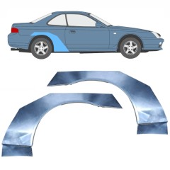 Reparaturblech Kotflügel hinten für Honda Prelude 1996-2001 / Links+Rechts / Satz 9832