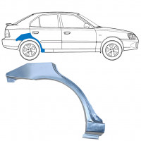 HYUNDAI ACCENT 2000-2006 5 TÜR RADLAUF REPARATURBLECH / RECHTS