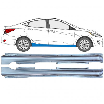 Voll schweller für Hyundai Accent 2010- / Links / Rechts / Links / Rechts 12801