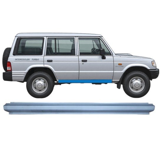 Reparaturblech Schweller für Hyundai Galloper 1991-2003 / Links = Rechts (symmetrisch) 17018