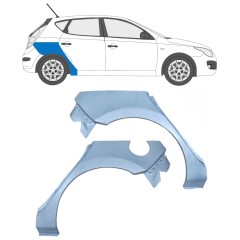 Reparaturblech Kotflügel hinten für Hyundai i30 2007-2012 / Links+Rechts / Satz 5472