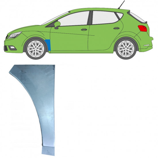 SEAT IBIZA 2008- VORNE KOTFLÜGEL REPARATURBLECH / LINKS