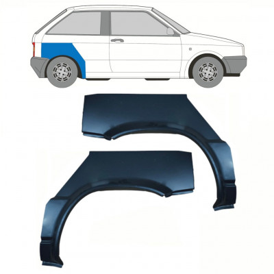 SEAT IBIZA 1984-1993 3 TÜR RADLAUF REPARATURBLECH / SATZ