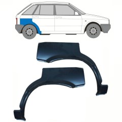 Reparaturblech Kotflügel hinten für Seat Ibiza 1984-1993 / Links+Rechts / Satz 10741