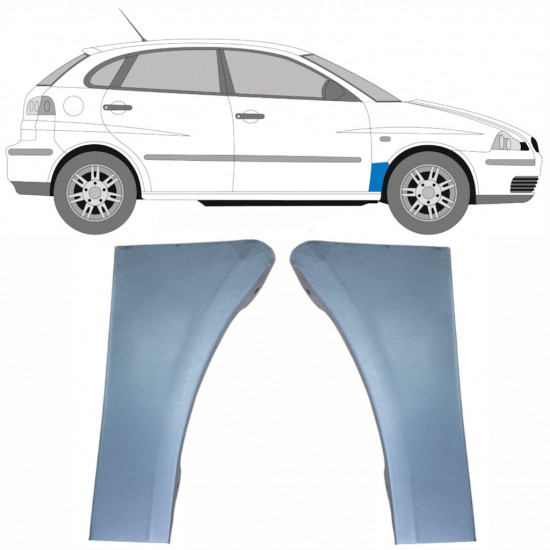 SEAT IBIZA CORDOBA 2002-2008 VORNE KOTFLÜGEL REPARATURBLECH / SATZ