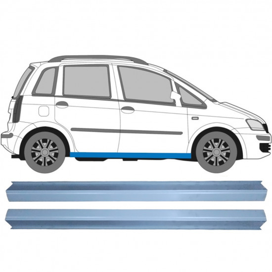 FIAT IDEA 2004-2011 SCHWELLER REPARATURBLECH / RECHTS = LINKS / SATZ