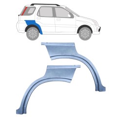Reparaturblech Kotflügel hinten für Suzuki Ignis 2000-2003 / Links+Rechts / Satz 10415