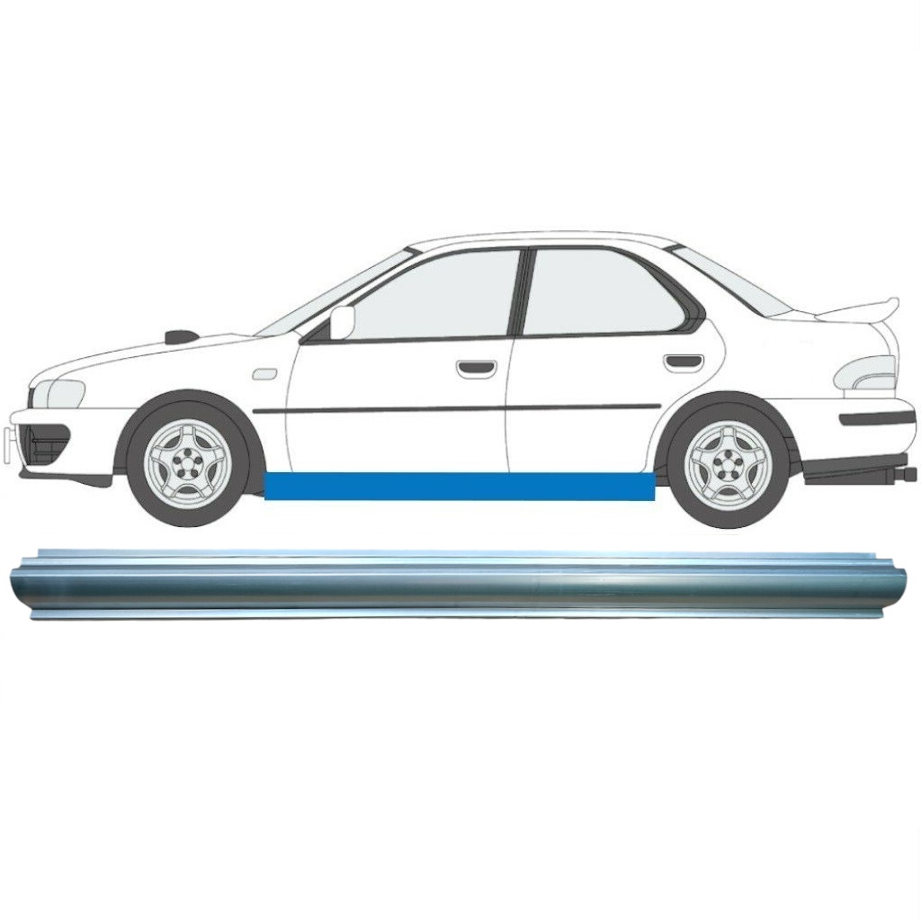 Reparaturblech Schweller Für Subaru Impreza Gc Gf 1992-2000 / Links 7010
