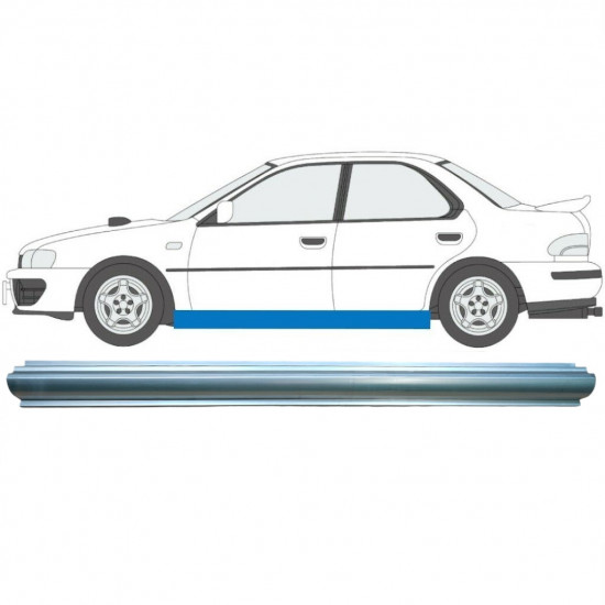 SUBARU IMPREZA 1992-2000 SCHWELLER REPARATURBLECH / LINKS