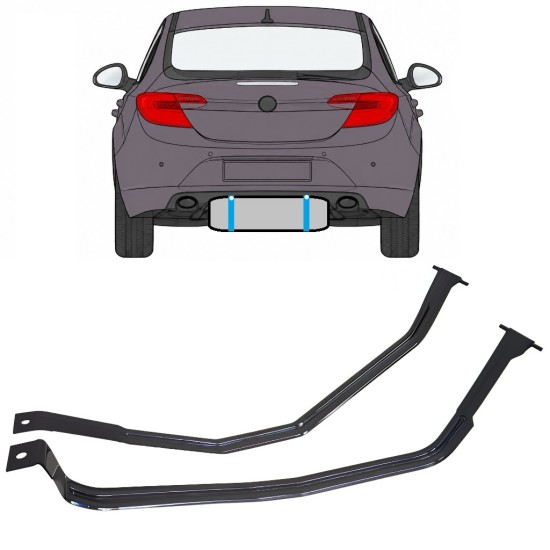 Tankhalterung Kraftstofftank für Opel Insignia 2008-2017 17020