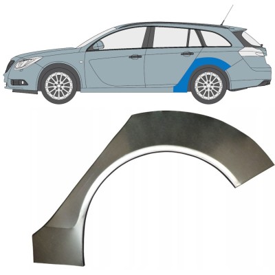 Reparaturblech Kotflügel hinten für Opel Insignia 2008-2017 / Links / COMBI 16799