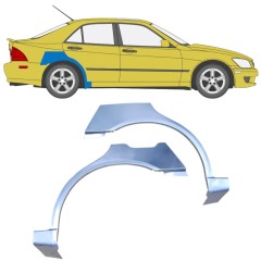 Reparaturblech Kotflügel hinten für Lexus IS 1998-2005 / Links+Rechts / Satz 10014