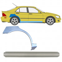 LEXUS IS 200 1998-2005 RADLAUF REPARATURBLECH + SCHWELLER REPARATURBLECH / SATZ / RECHTS