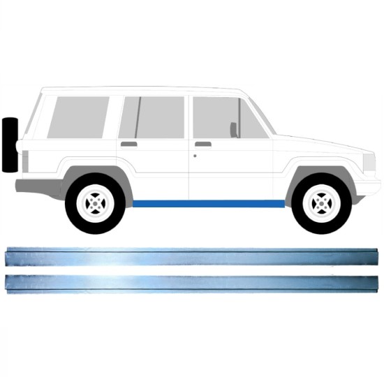 Reparaturblech Innen-Schweller für Isuzu Trooper 1983-2005 / Links+Rechts / Satz 16125