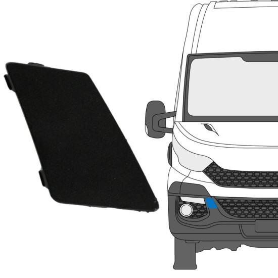 Vorderer Stoßstange Abschlepphaken für Iveco Daily 2014-2019 / Rechts 16240