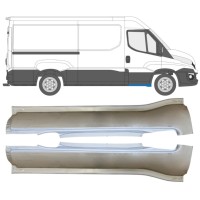 Reparaturblech vorderer Schweller für Iveco Daily 2014-2019 / Links+Rechts / Satz 16142