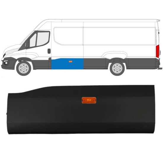 Seitenleiste mit Lampe für Iveco Daily 2014-2019 / Links / Satz 16657