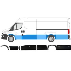 Satz Seitenleisten für Iveco Daily 2014-2019 / Links / 11982