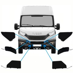 Vorderer Stoßstange Abschlepphaken für Iveco Daily 2019- / Satz 10292