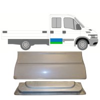 Reparaturblech für die hintere Tür, innen und außen für Iveco Daily 1999-2014 / Links = Rechts (symmetrisch) / Satz 16174