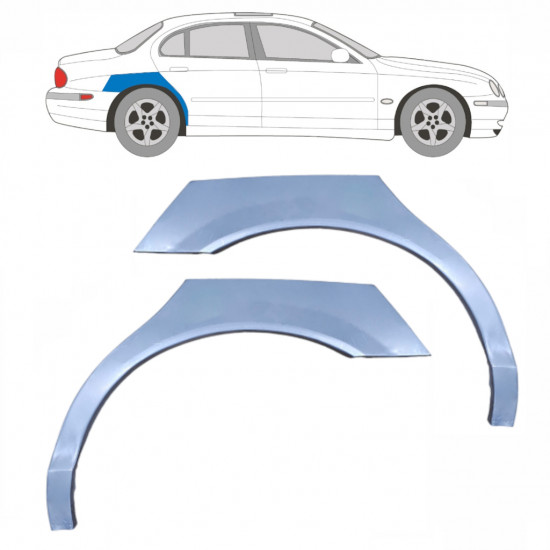 JAGUAR S-TYPE 1999-2007 RADLAUF REPARATURBLECH / SATZ