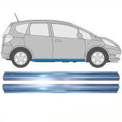 Reparaturblech Schweller für Honda Jazz 2008-2015 / Links = Rechts (symmetrisch) / Satz 10371