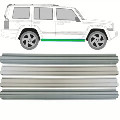 Reparaturblech Schweller + Innen-Schweller für Jeep Commander 2005-2010 / Links = Rechts (symmetrisch) / Satz 10500