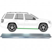 JEEP GRAND CHEROKEE 1998-2005 INNEN SCHWELLER REPARATURBLECH / RECHTS = LINKS