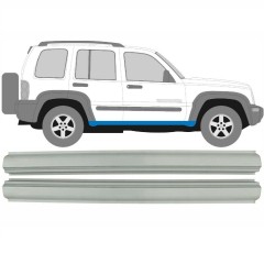 Reparaturblech Schweller für Jeep Liberty 2001-2008 / Links = Rechts (symmetrisch) / Satz 10645