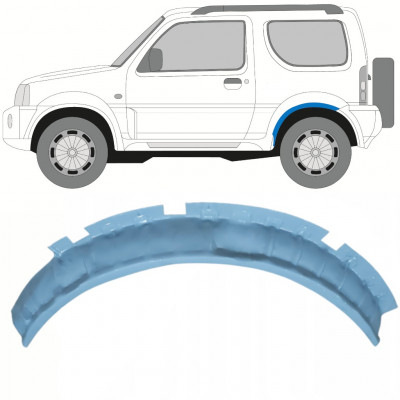 SUZUKI JIMNY 1998-2018 HINTEN RADLAUFVERBREITUNG HALTER REPARATURBLECH / LINKS