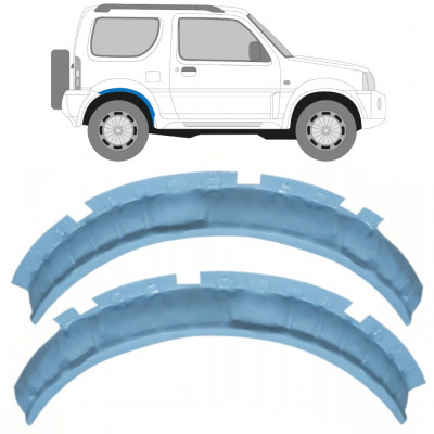 SUZUKI JIMNY 1998-2018 HINTEN RADLAUFVERBREITUNG HALTER REPARATURBLECH / SATZ